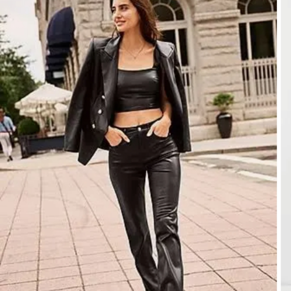 100% Leather Venus Pants